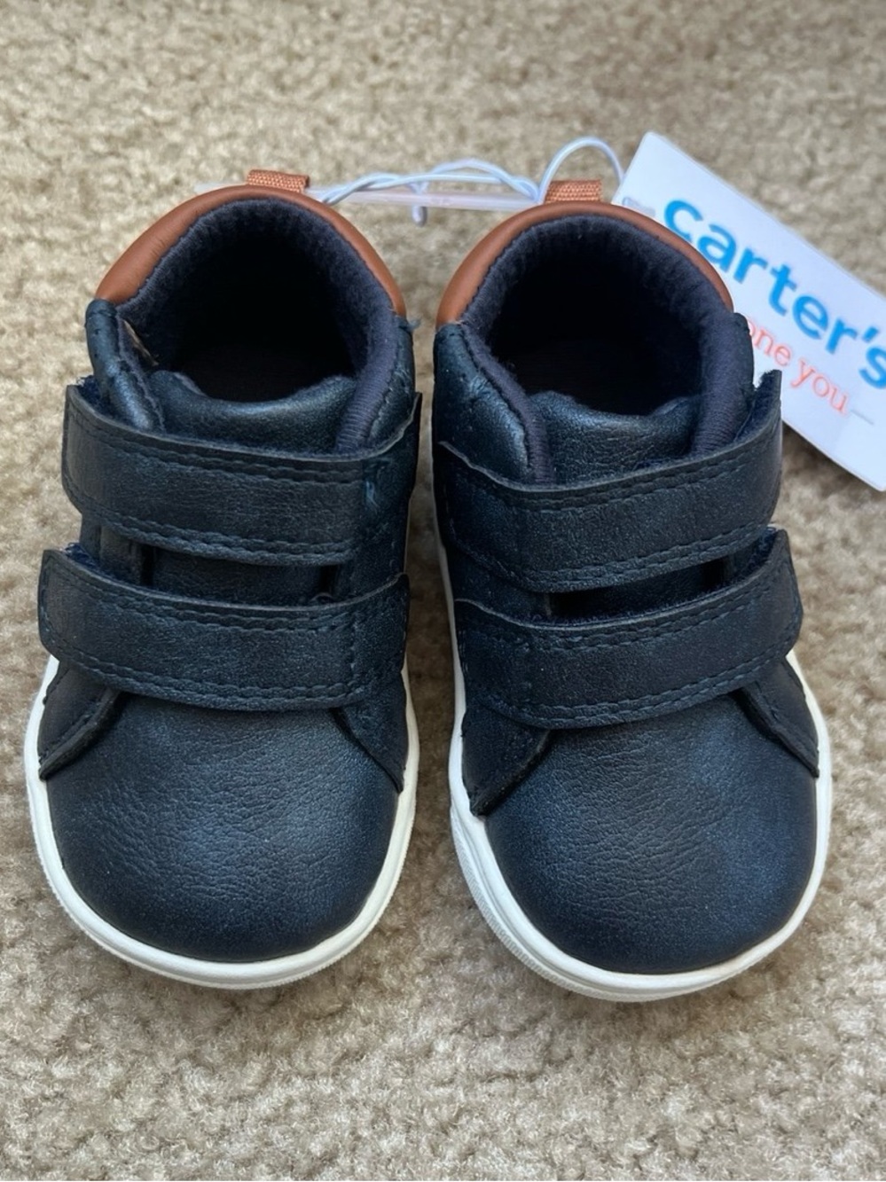 Carter’s JOY Baby Boys First Walker Sneakers Size 3 NWT